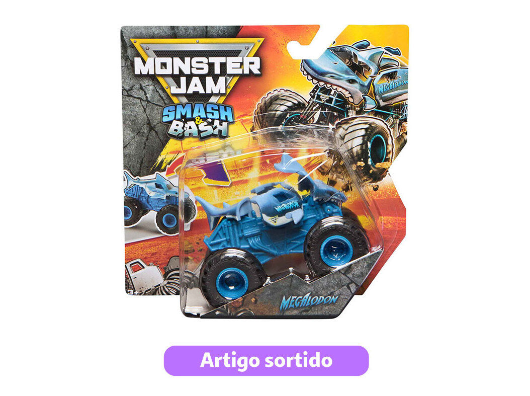 SMASH AND BASH MONSTER JAM 1:64 MODELOS SORTIDOS image number 0