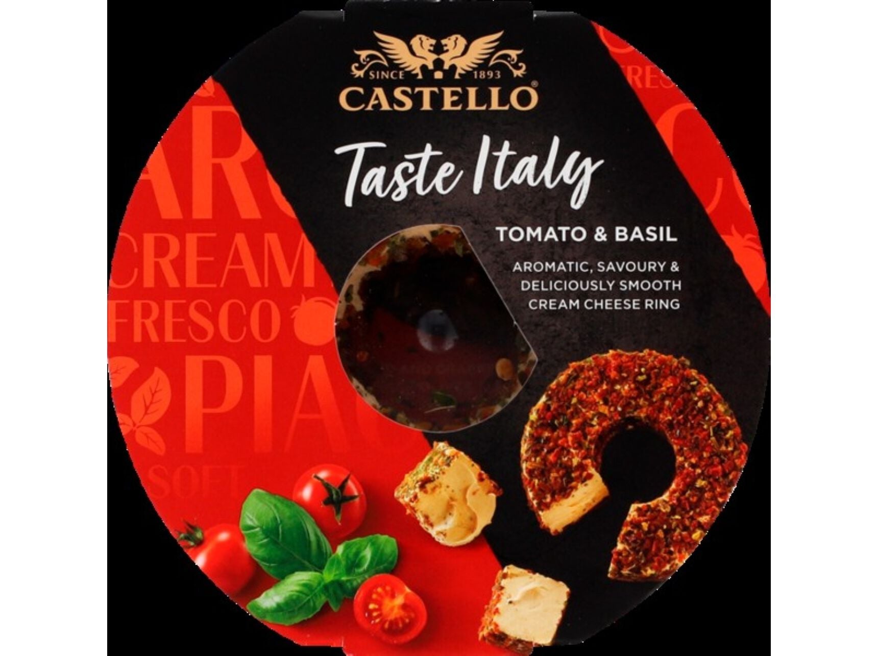 QUEIJO BARAR CASTELLO TOMATE E MANJERIC&Atilde;O 125GR image number 0