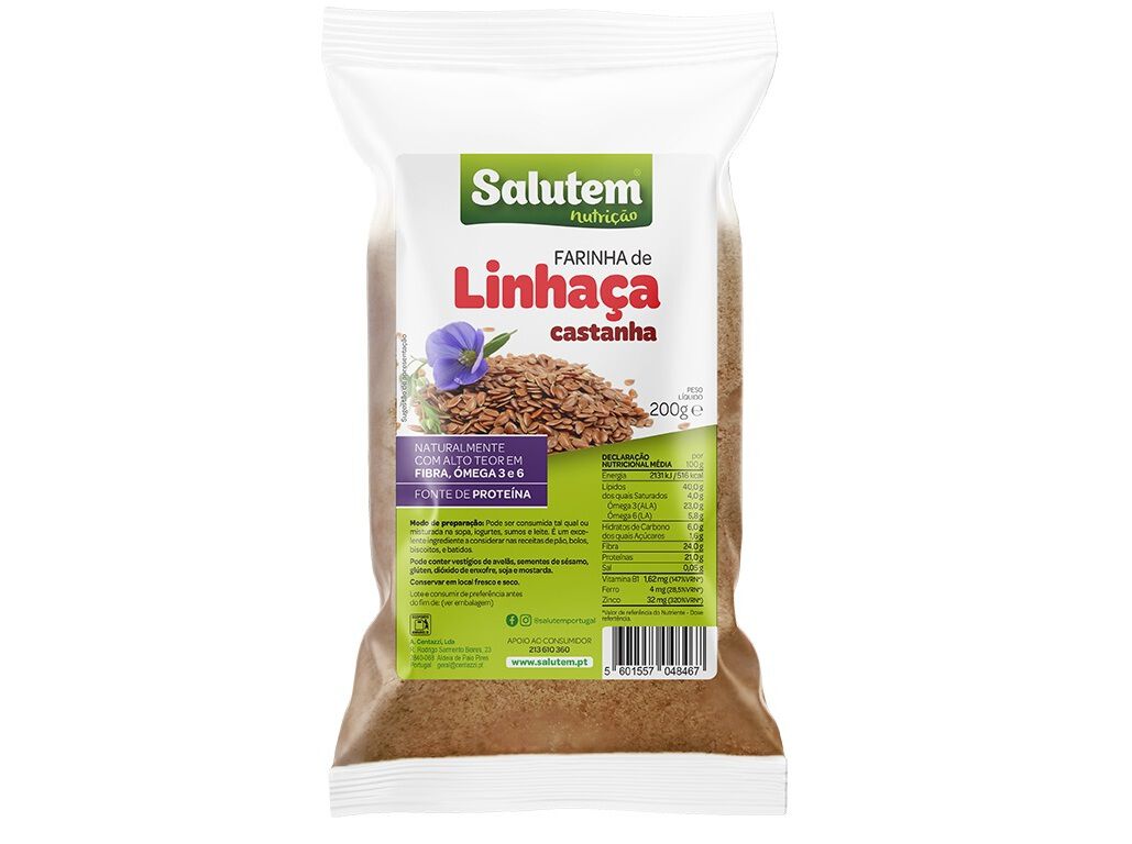FARINHA SALUTEM LINHA&Ccedil;A CASTANHA 200G image number 0