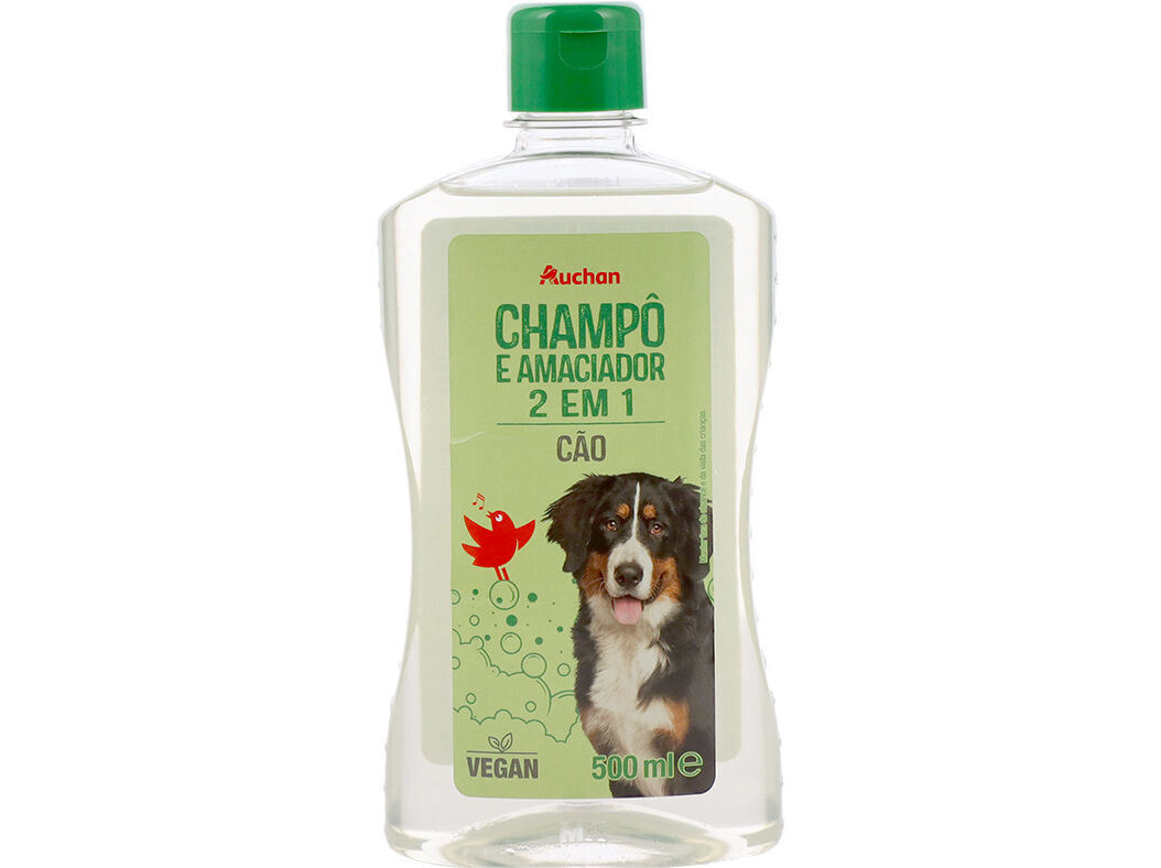 CHAMP&Ocirc; VEGAN C&Atilde;O 2 EM 1 AUCHAN 500ML image number 0