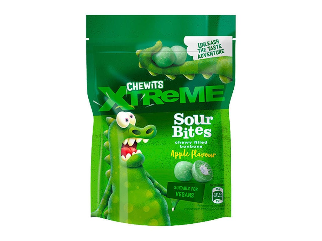 SOUR BITES CHEWITS EXTREME MA&Ccedil;&Atilde; 115G image number 1