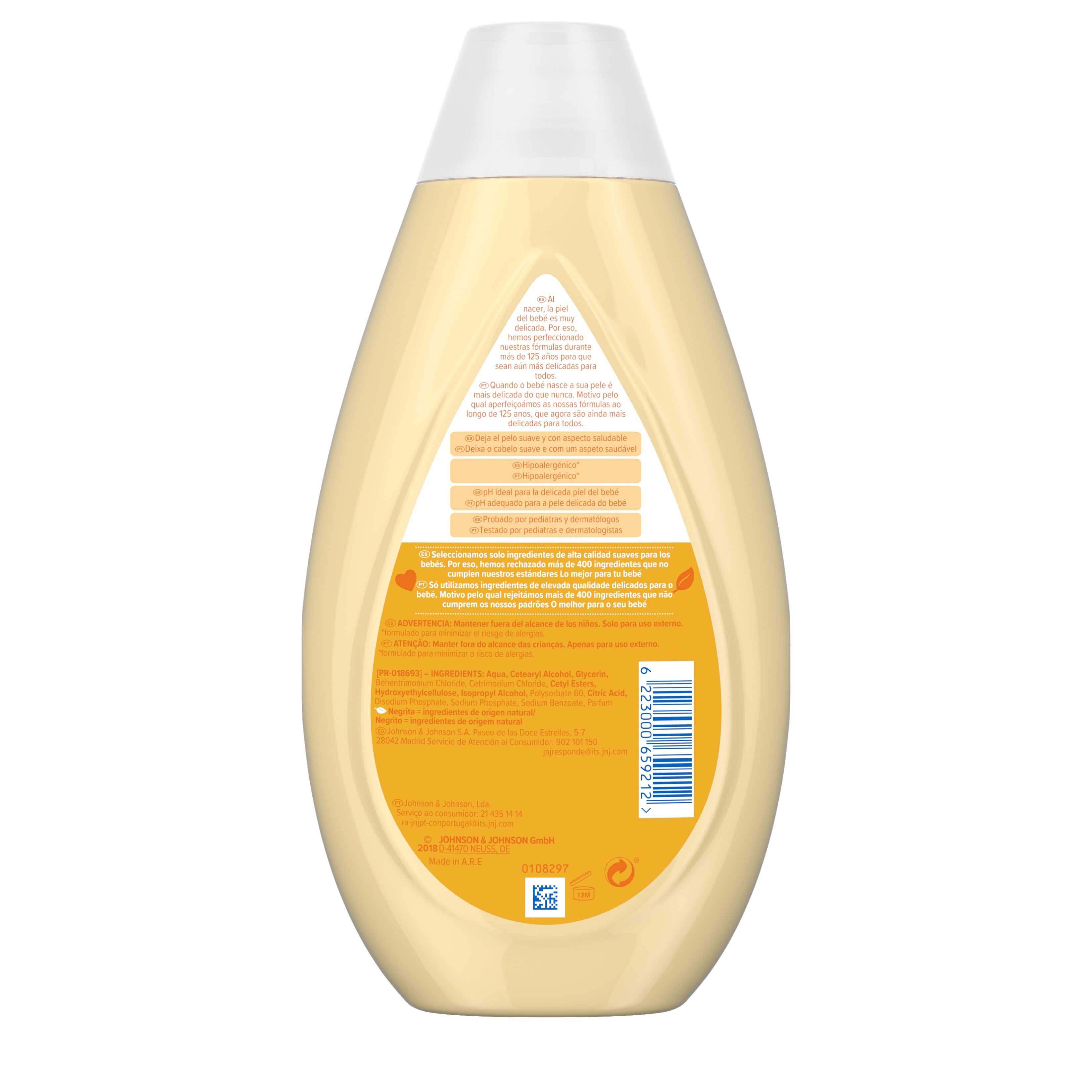 CONDICIONADOR JOHNSON'S BABY SUAVE 500ML image number 1