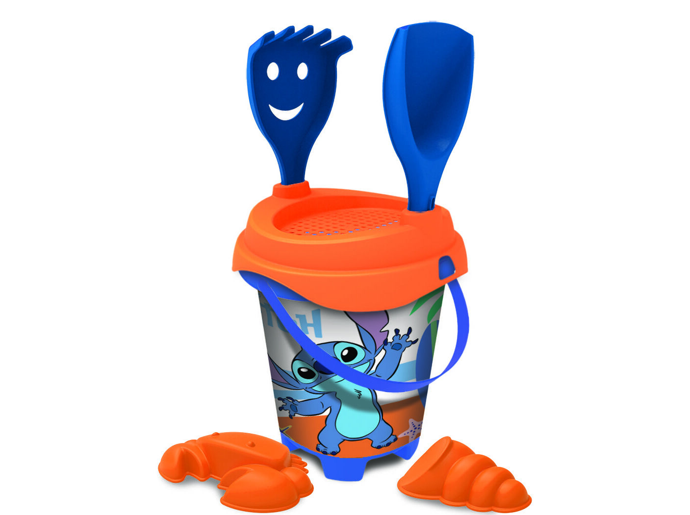 BALDE DE PRAIA STITCH MONDO COM MOLDES