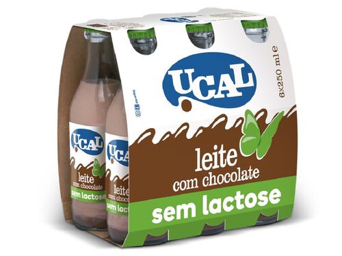 LEITE UCAL COM CHOCOLATE 0%LACTOSE 6X250ML image number 0