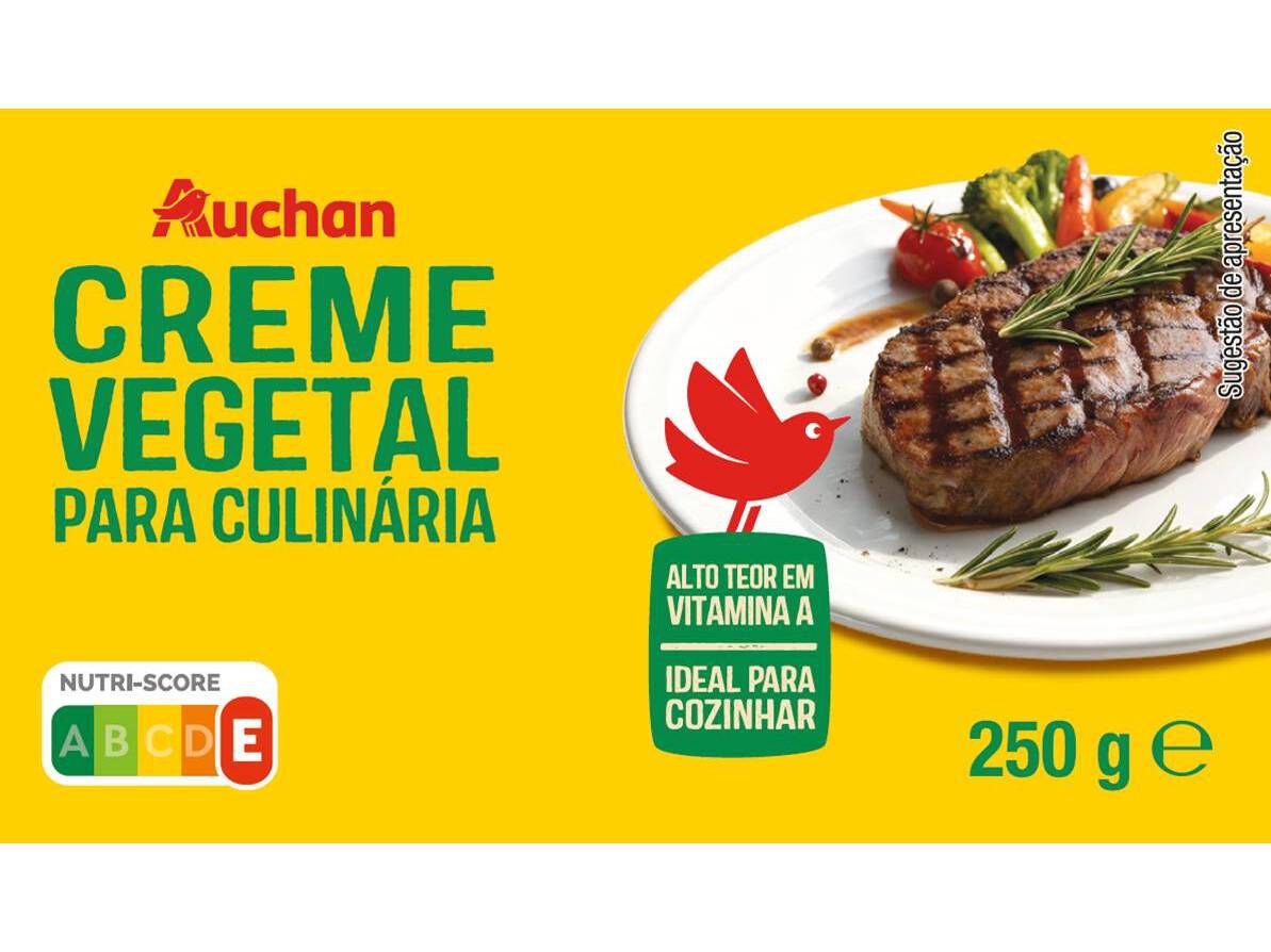 CREME VEGETAL AUCHAN CULIN&Aacute;RIO 250G