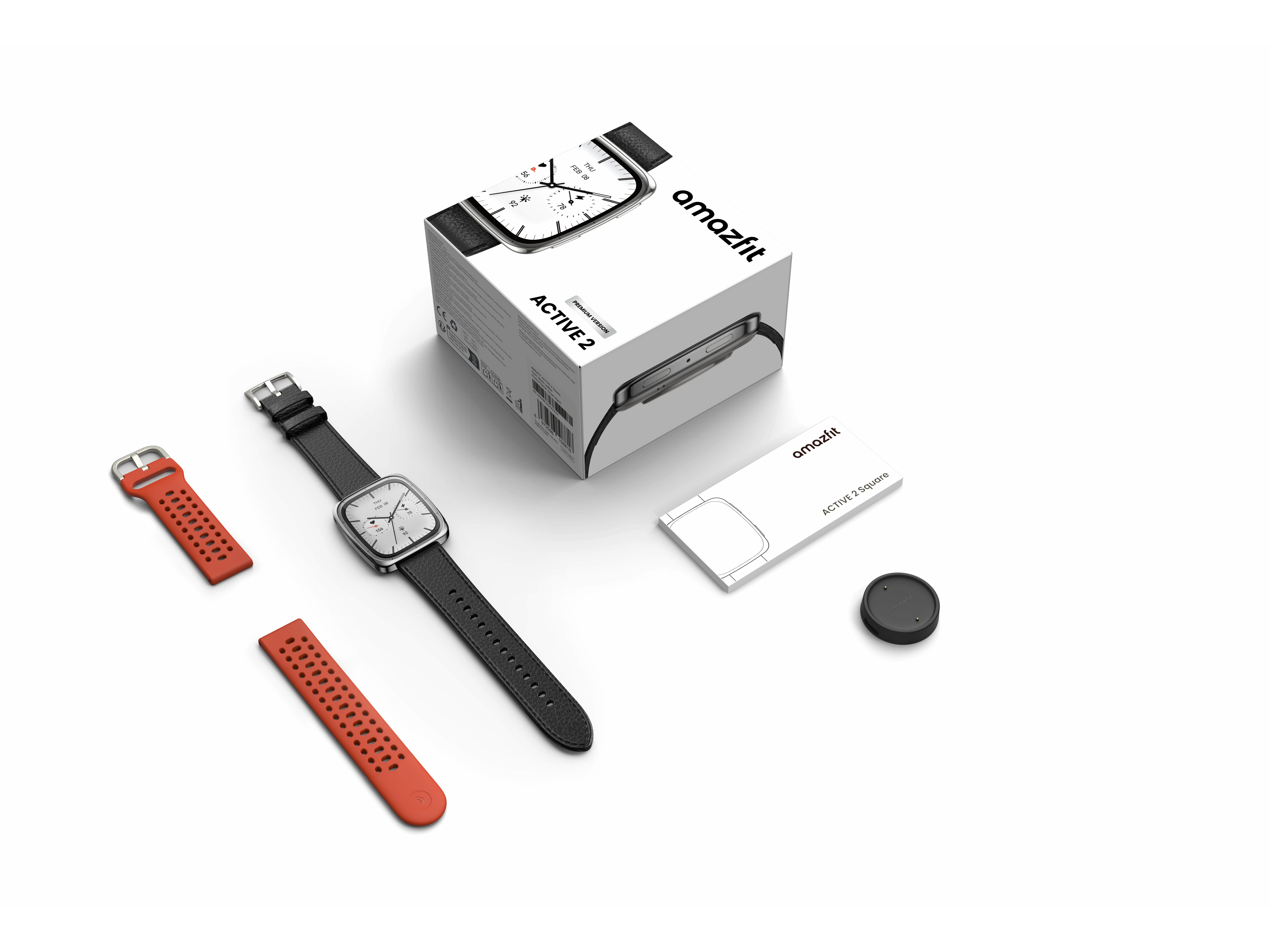 SMARTWATCH AMAZFIT ACTIVE 2 SQUARE BLACK image number 3