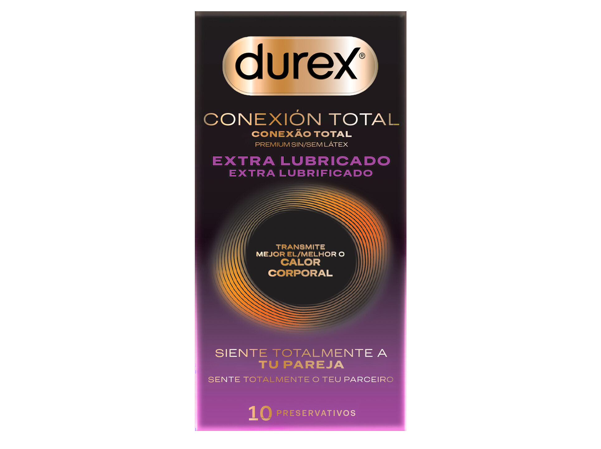 PRESERVATIVOS DUREX CONEX&Atilde;O TOTAL EXTRA LUB 10 UN image number 0