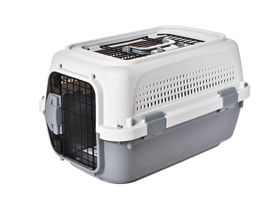 TRANSPORTADORA AUCHAN CINZA ABS 50X34X30CM