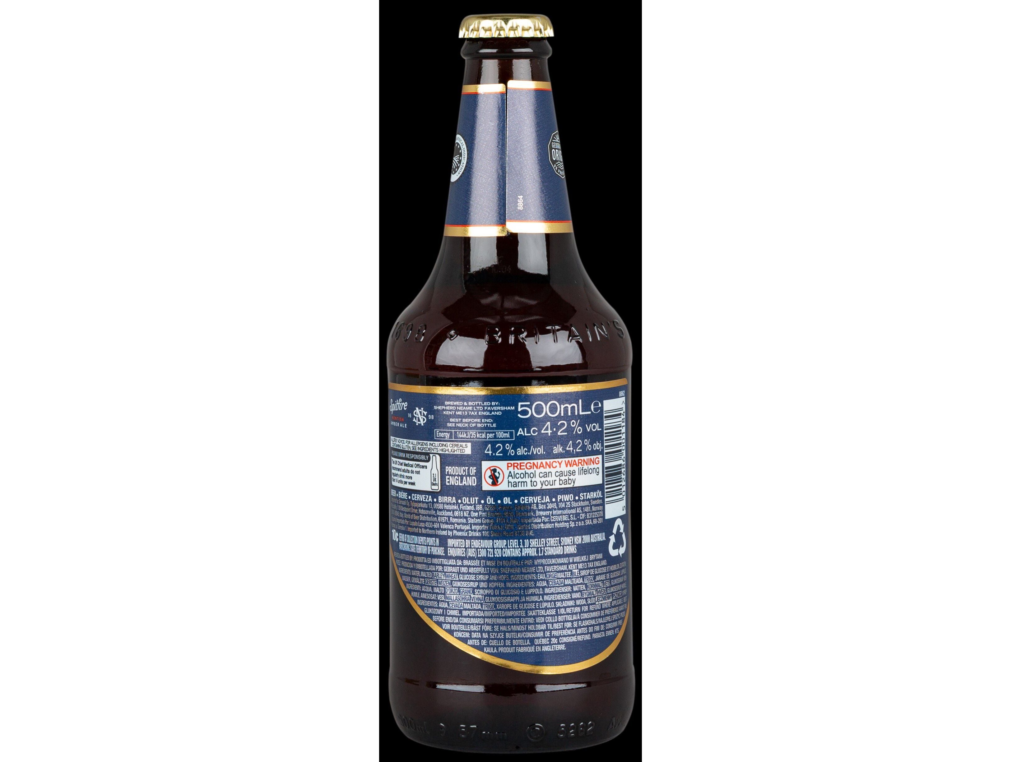 CERVEJA SHEPHERD NEAME SPITFIRE 0.50L image number 1