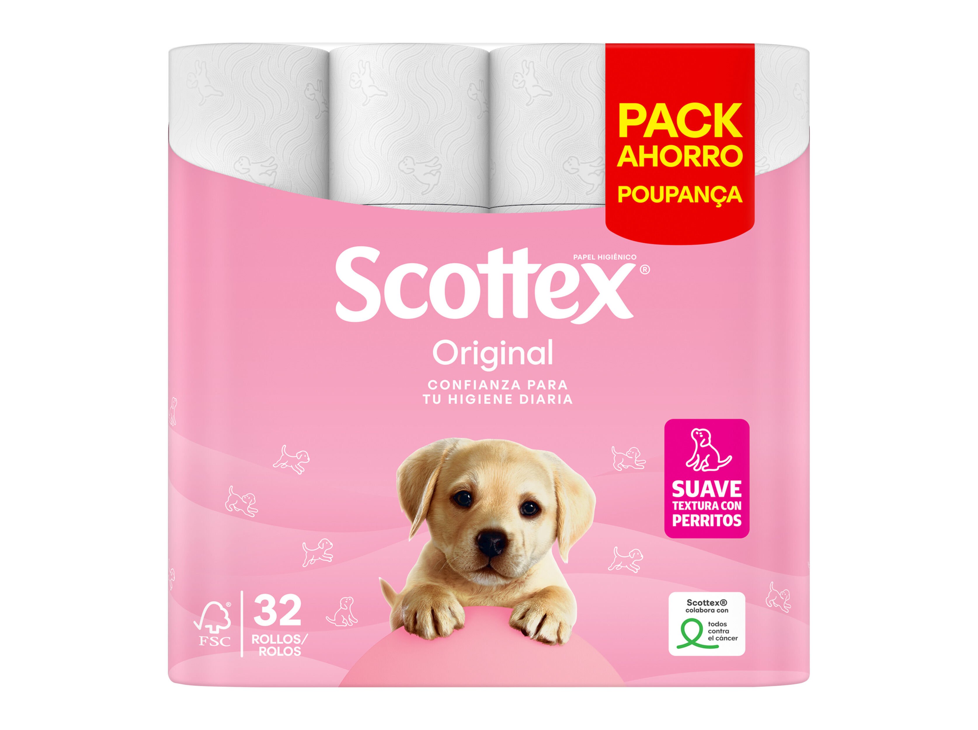 PAPEL HIGI&Eacute;NICO SCOTTEX ORIGINAL 32R