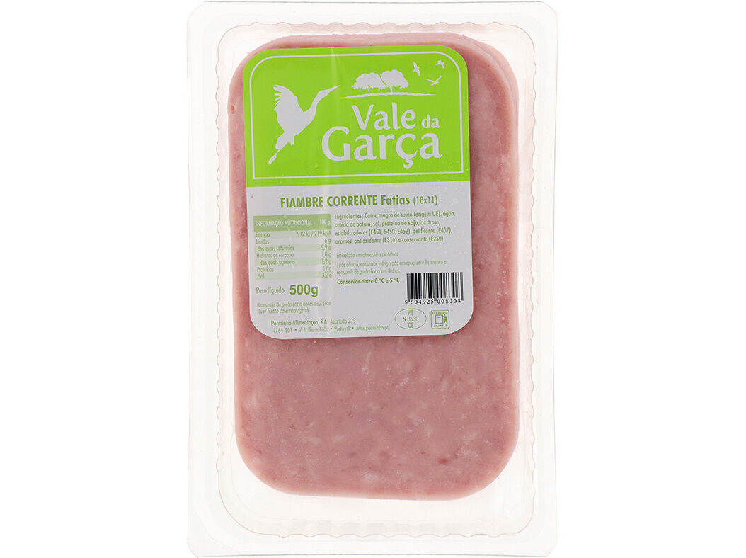 FIAMBRE VALE DA GAR&Ccedil;A FATIAS 500G