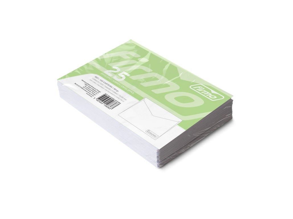 ENVELOPES FIRMO BRANCO 72X110MM 25UN