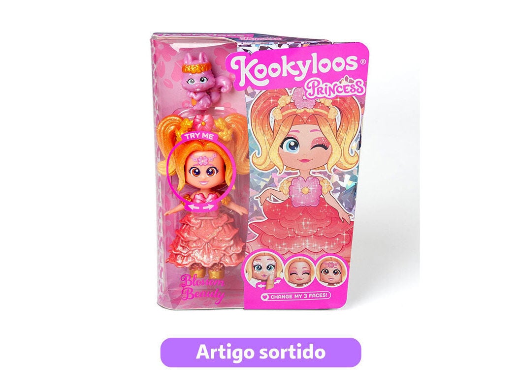 BONECA PRINCESA KOOKYLOOS MODELOS SORTIDOS