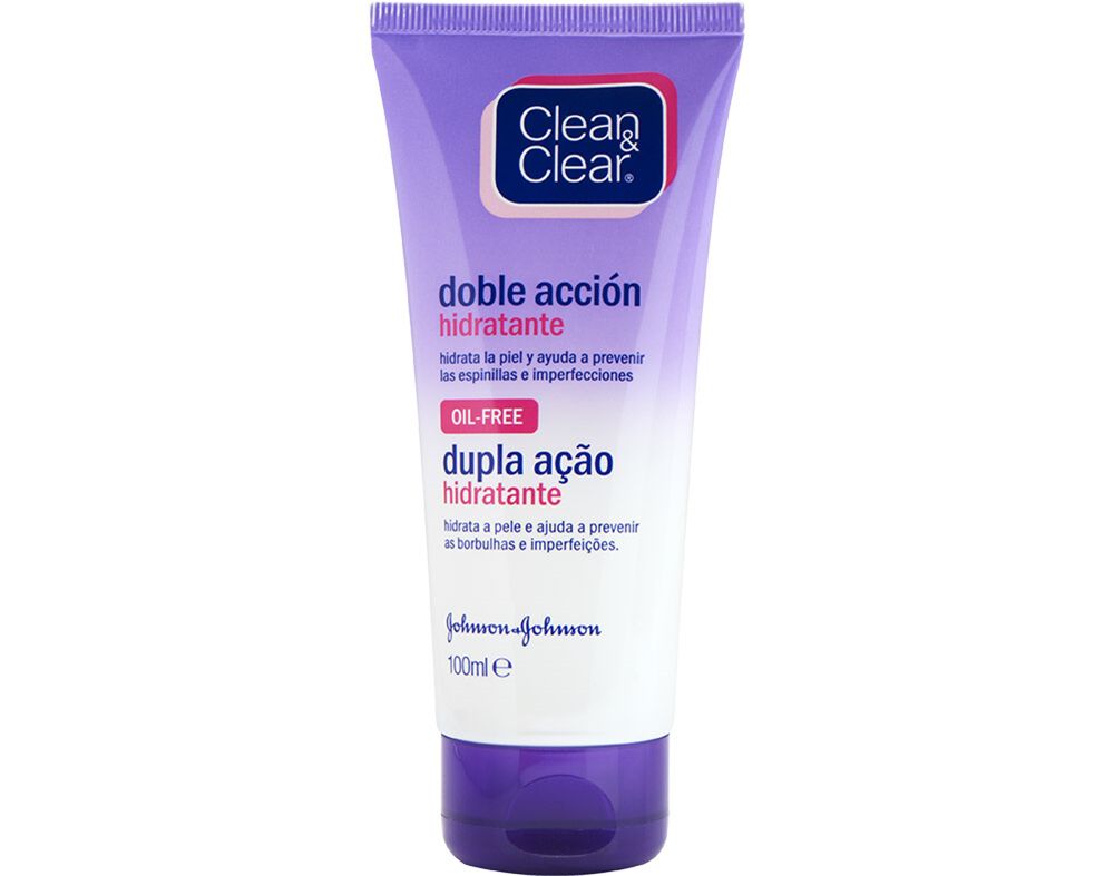 GEL CLEAN & CLEAR LIMPEZA HIDRATANTE DUPLA A&Ccedil;&Atilde;O 100ML