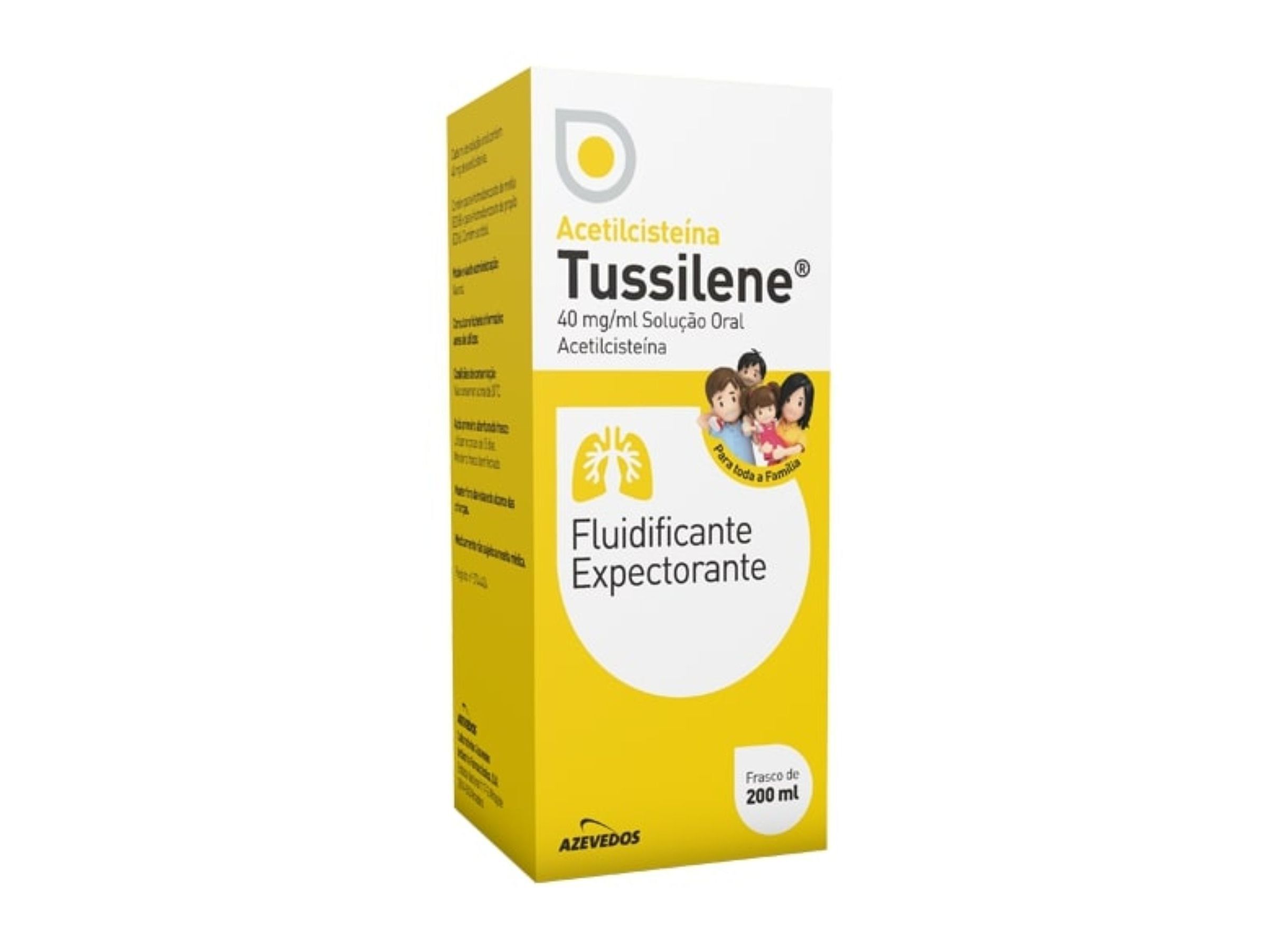 SOLU&Ccedil;&Atilde;O ORAL TUSSILENE ACETILCISTE&Iacute;NA 40 MG/ML 200ML image number 0