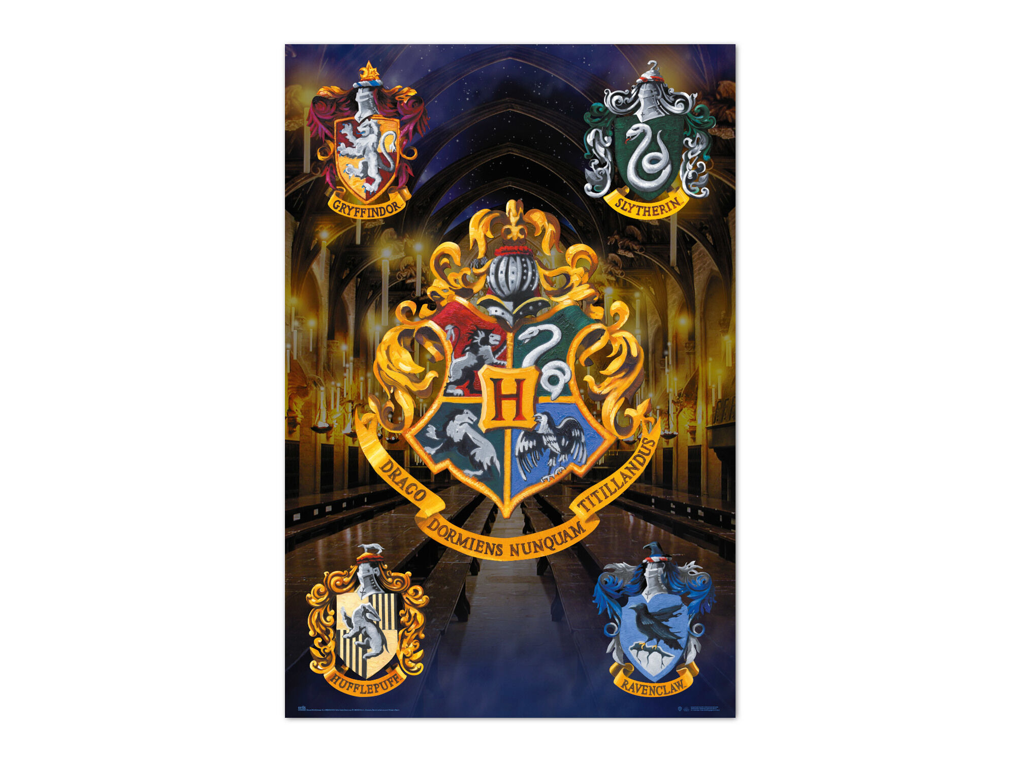 POSTER ESCUDOS HARRY POTTER image number 0