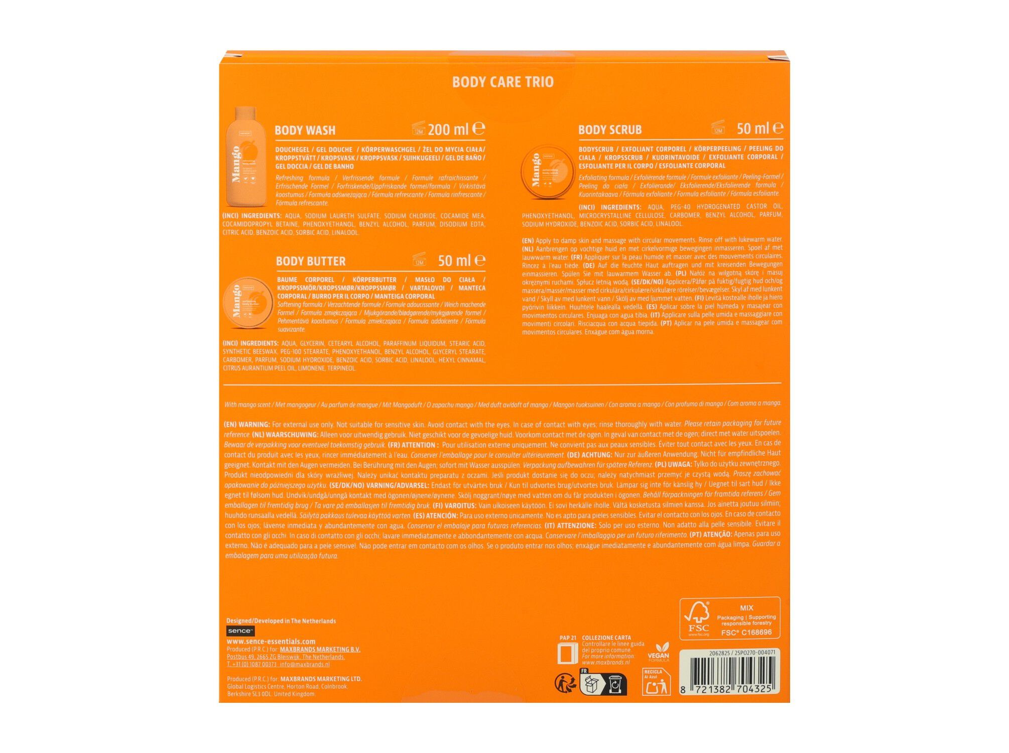 CONJUNTO SENCE BODY CARE MANGO 1 UN image number 2