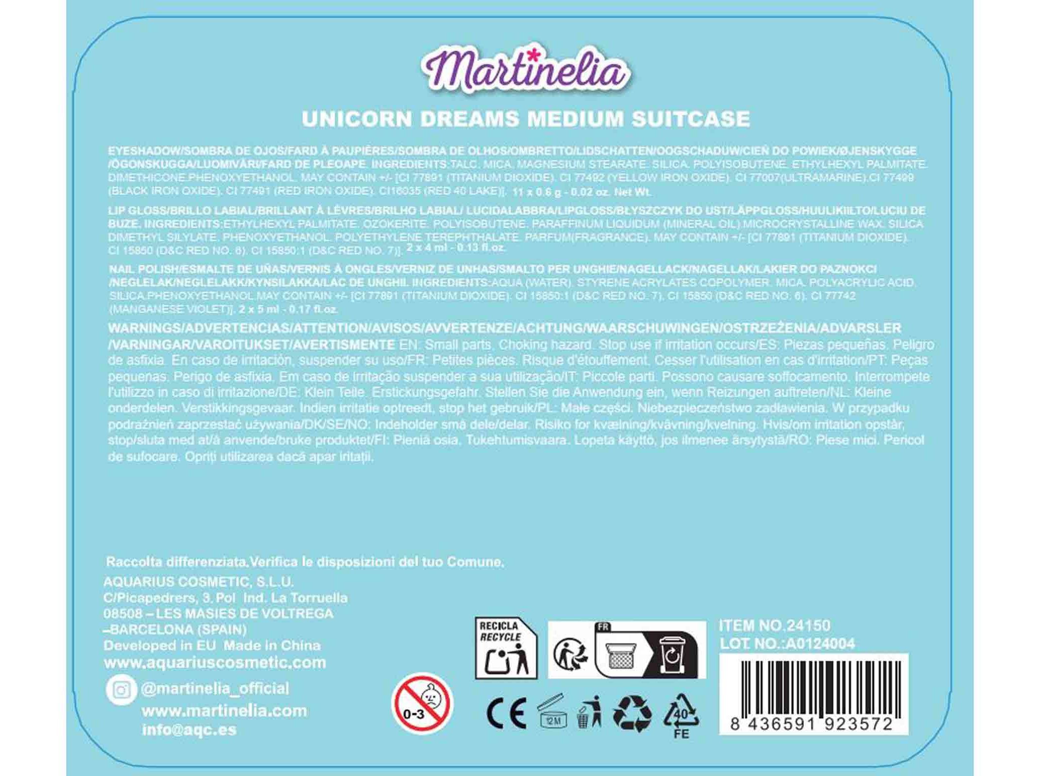 CAIXA MAQUILHAGEM MARTINELIA UNICORN image number 2