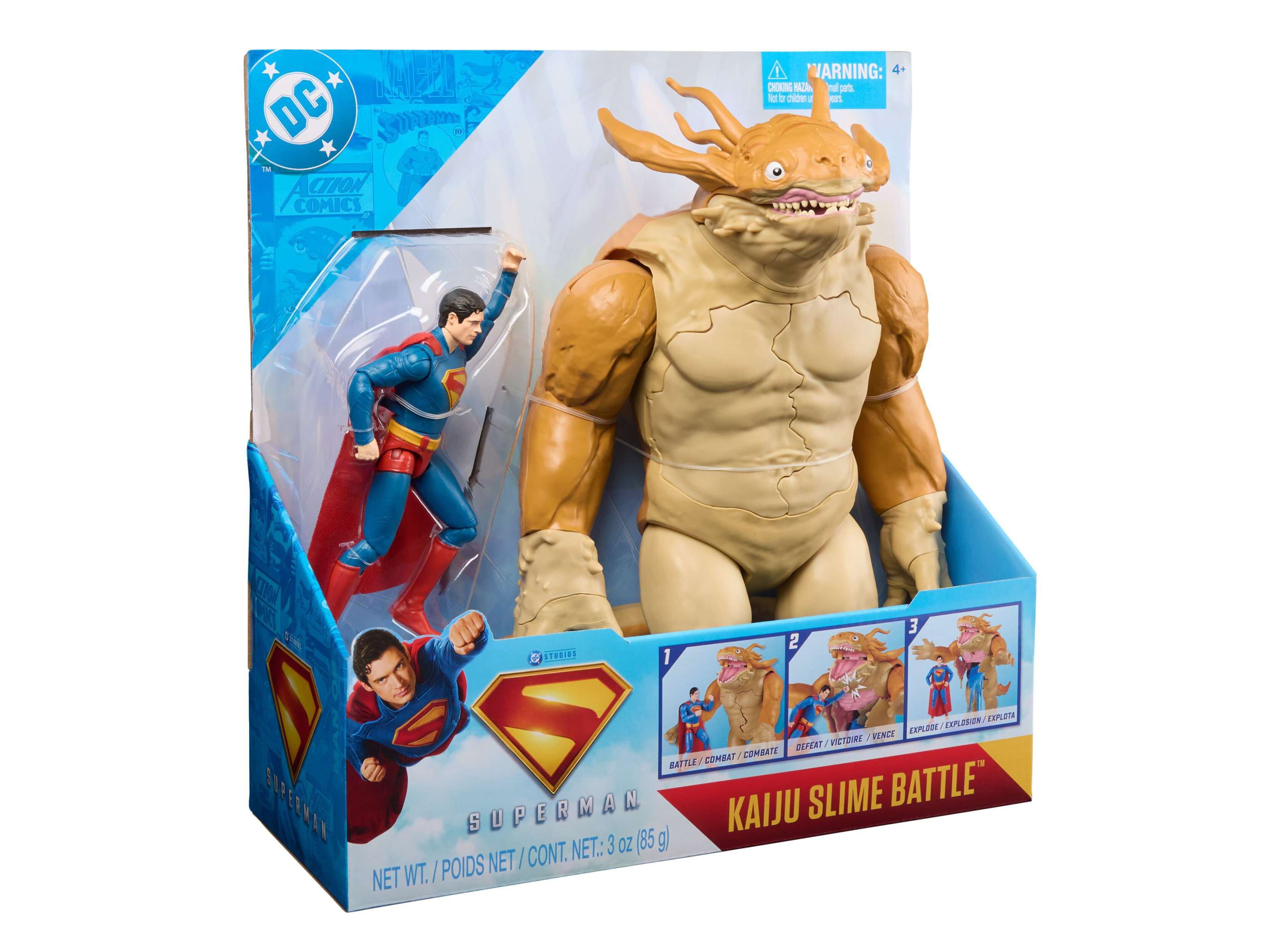 FIGURA MONSTRO SUPERMAN BATTLE ATTACK 15CM