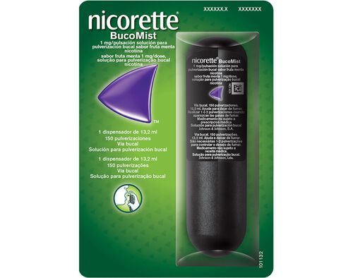 SPRAY NICORETTE BUCOMIST BUCAL1MG/DOSE 150DOSES image number 0