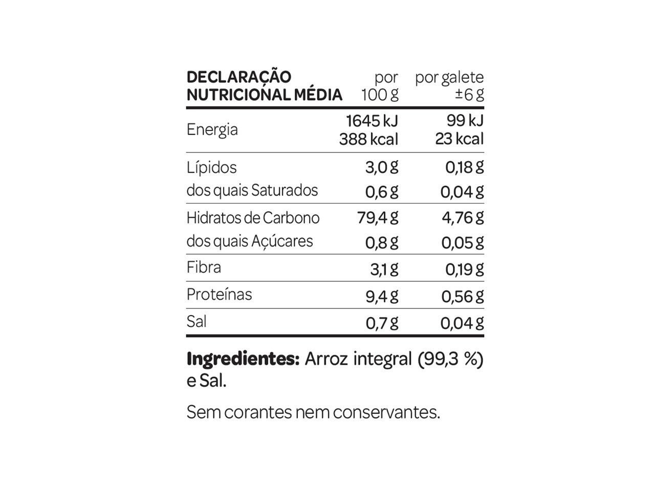 GALETES SALUTEM ARROZ FIN&Iacute;SSIMA COM SAL 130G image number 1