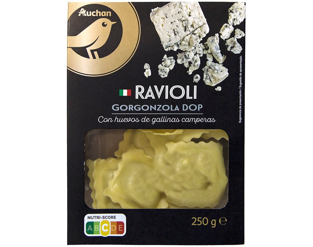 RAVIOLI GORGONZOLA AUCHAN GOURMET 250G