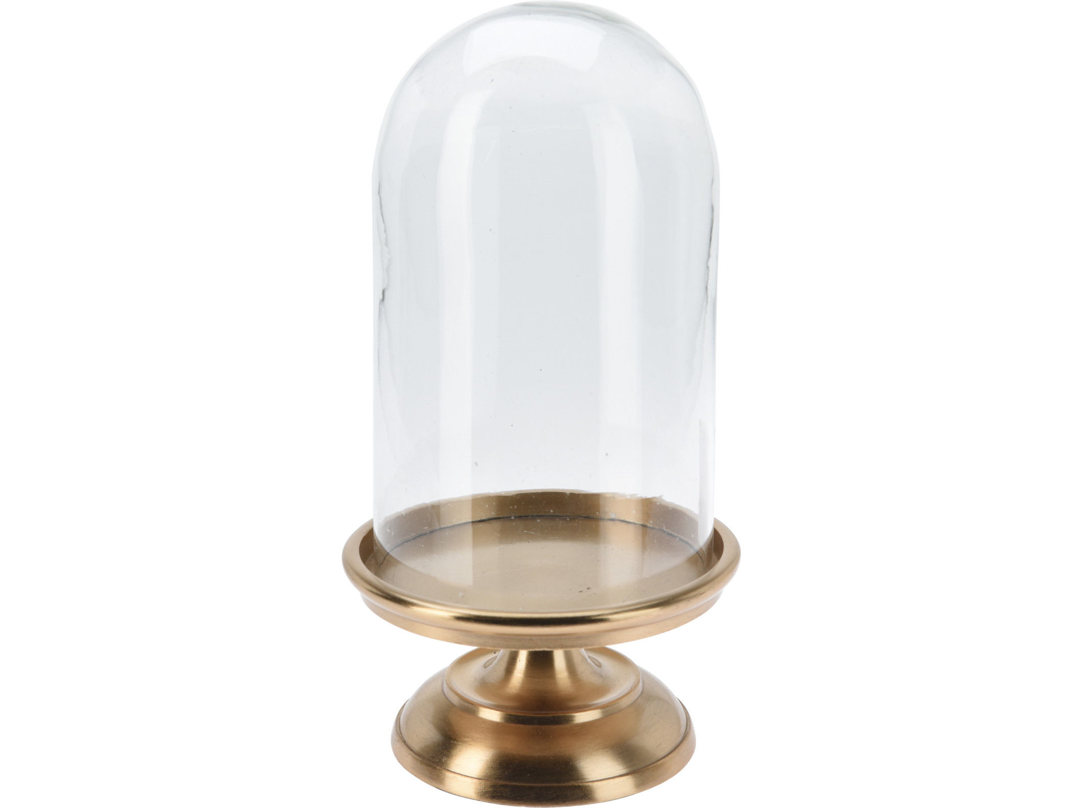 C&Uacute;PULA DE VIDRO DOURADO 14.5X14.5X28CM image number 0