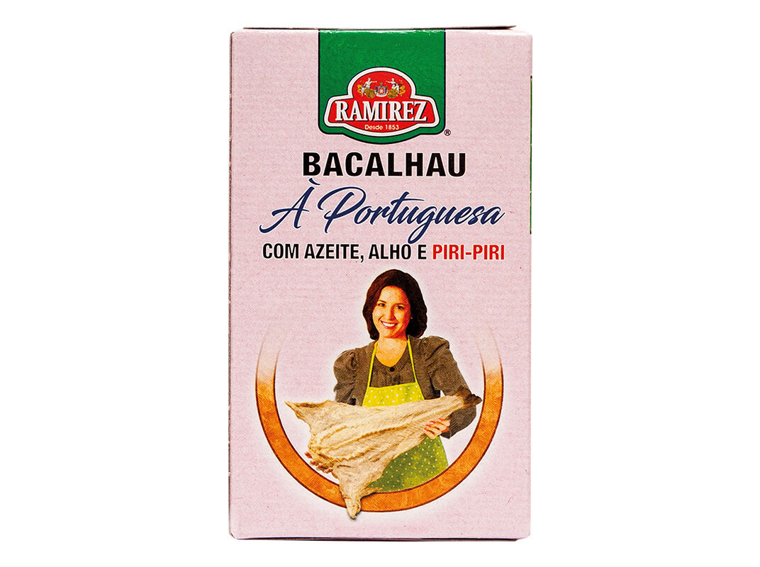 BACALHAU &Agrave; PORTUGUESA RAMIREZ AZEITE ALHO PIRI-PIRI 120(72)G image number 0