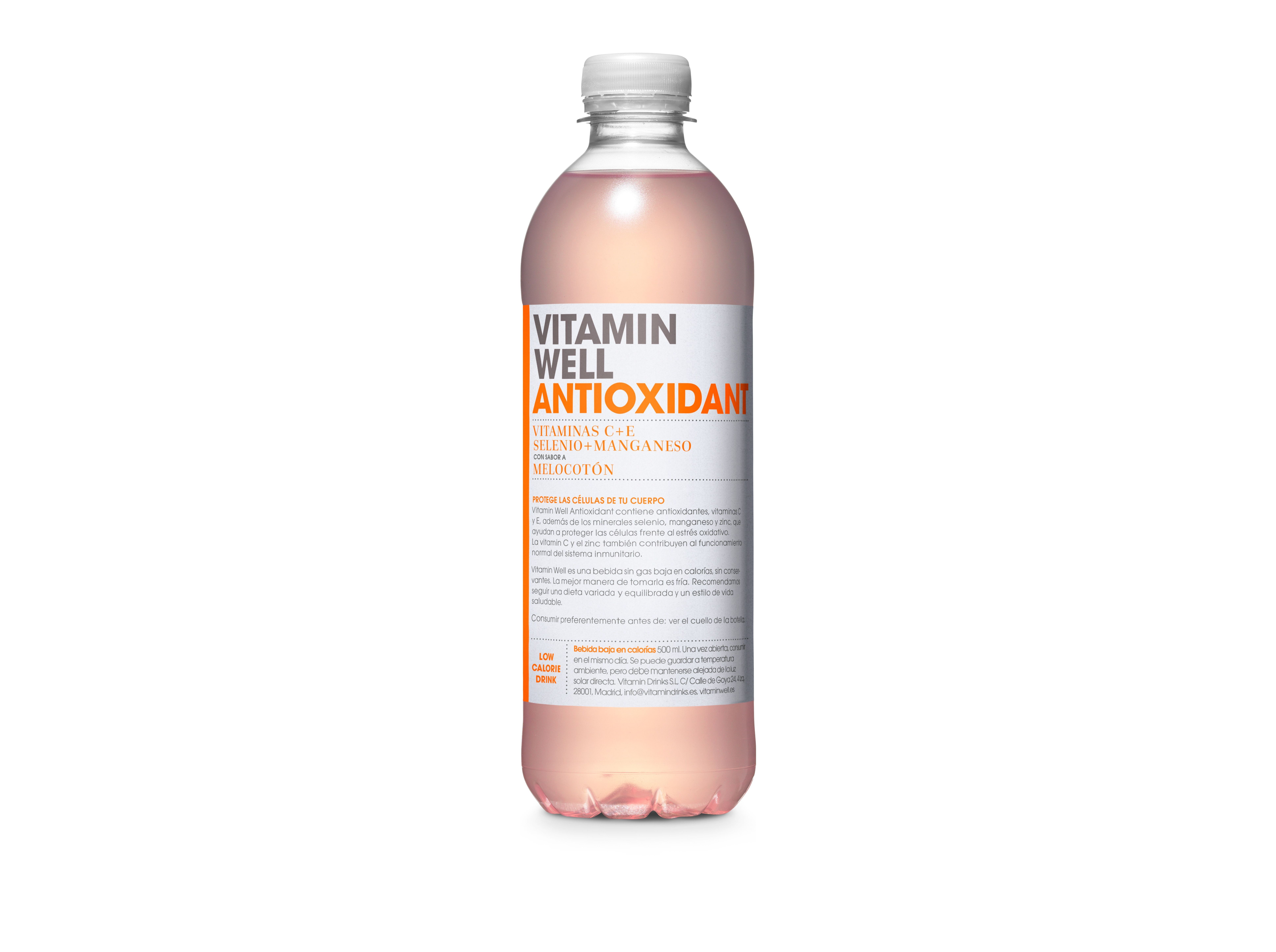 BEBIDA ISOT&Oacute;NICA VITAMIN WELL ANTIOXID. PESSEGO 500ML (SDR) image number 1