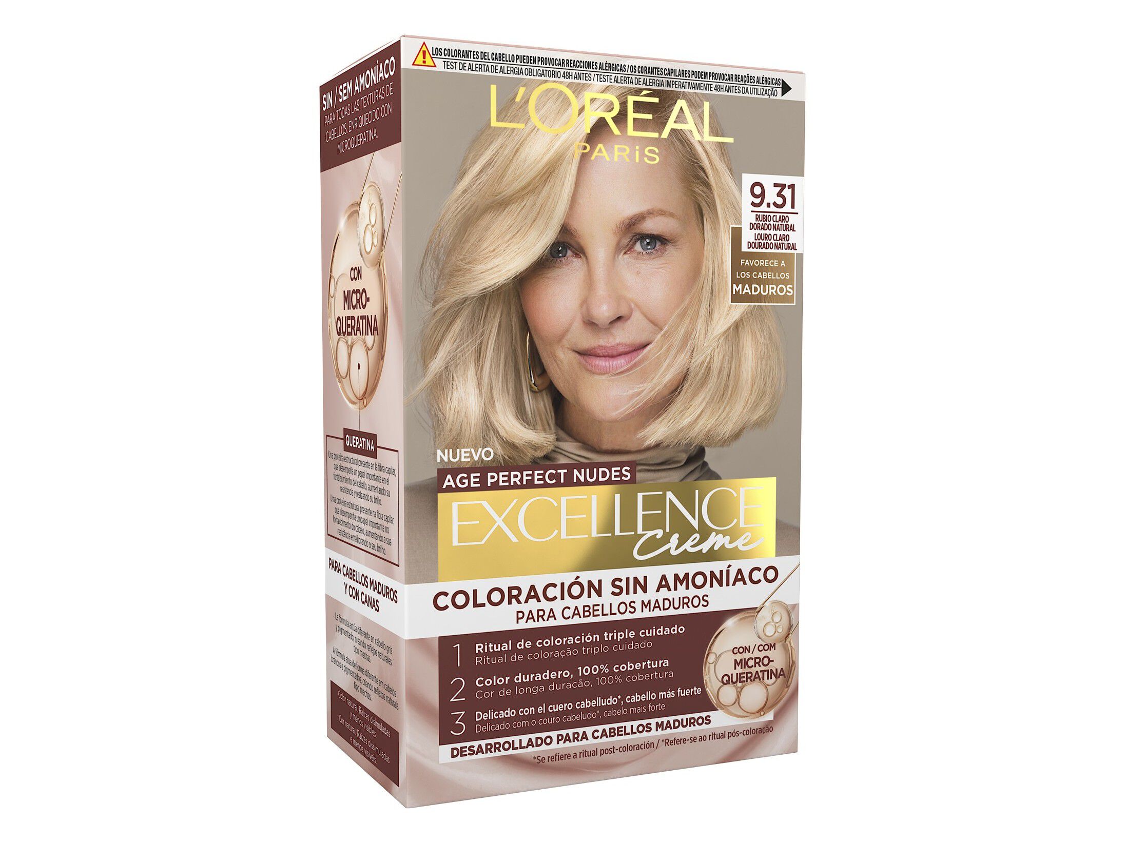 COLORA&Ccedil;&Atilde;O EXCELLENCE NUDES 9.31 GOLD BLONDE image number 0