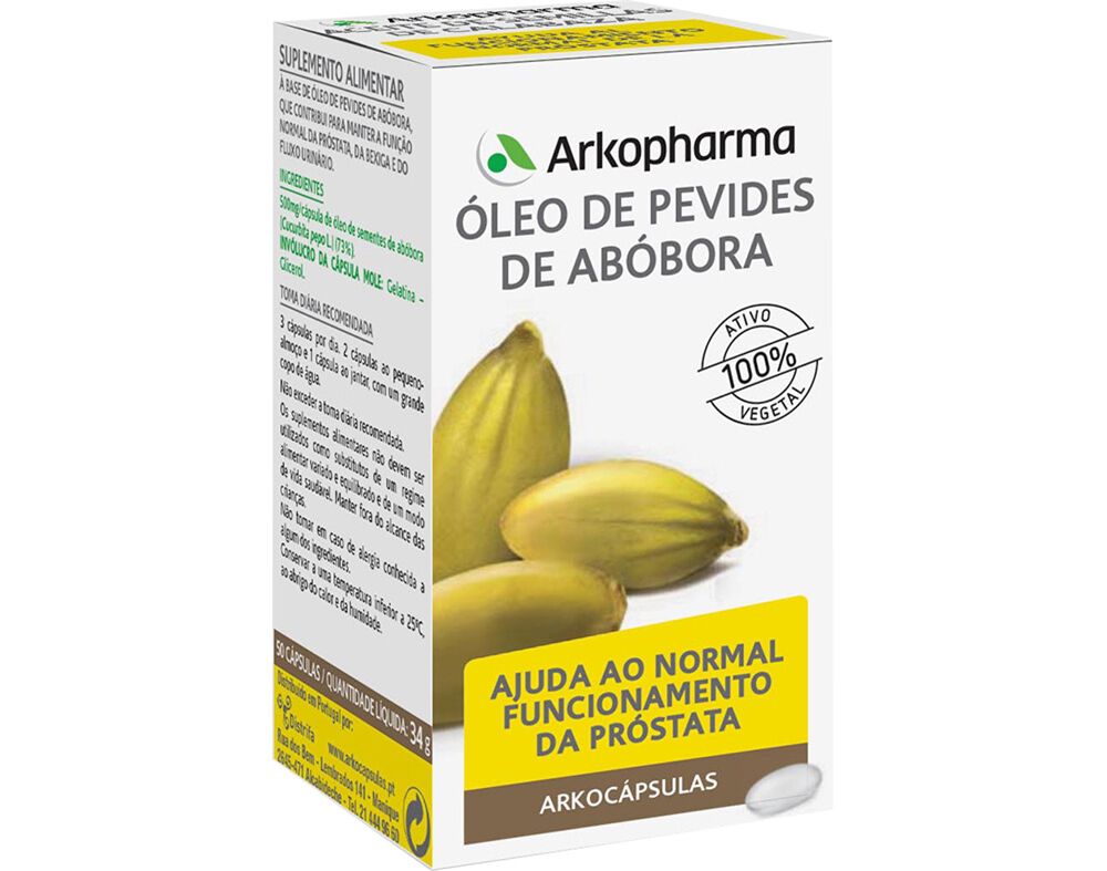 SUPLEMENTO ARKOPHARMA &Oacute;LEO PEVIDES DE AB&Oacute;BORA 50 CAPSULAS