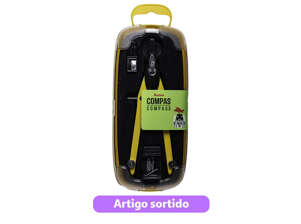 COMPASSO T&Eacute;CNICO AUCHAN + MINAS 2X17MM CORES SORTIDAS image number 4