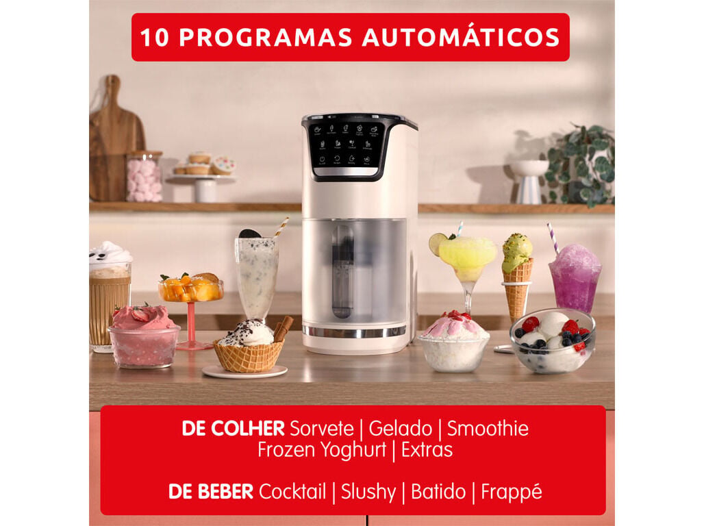 M&Aacute;QUINA DE GELADOS MOULINEX DOLCI MJ602AF0 10 PROGRAMAS 1.4L image number 3