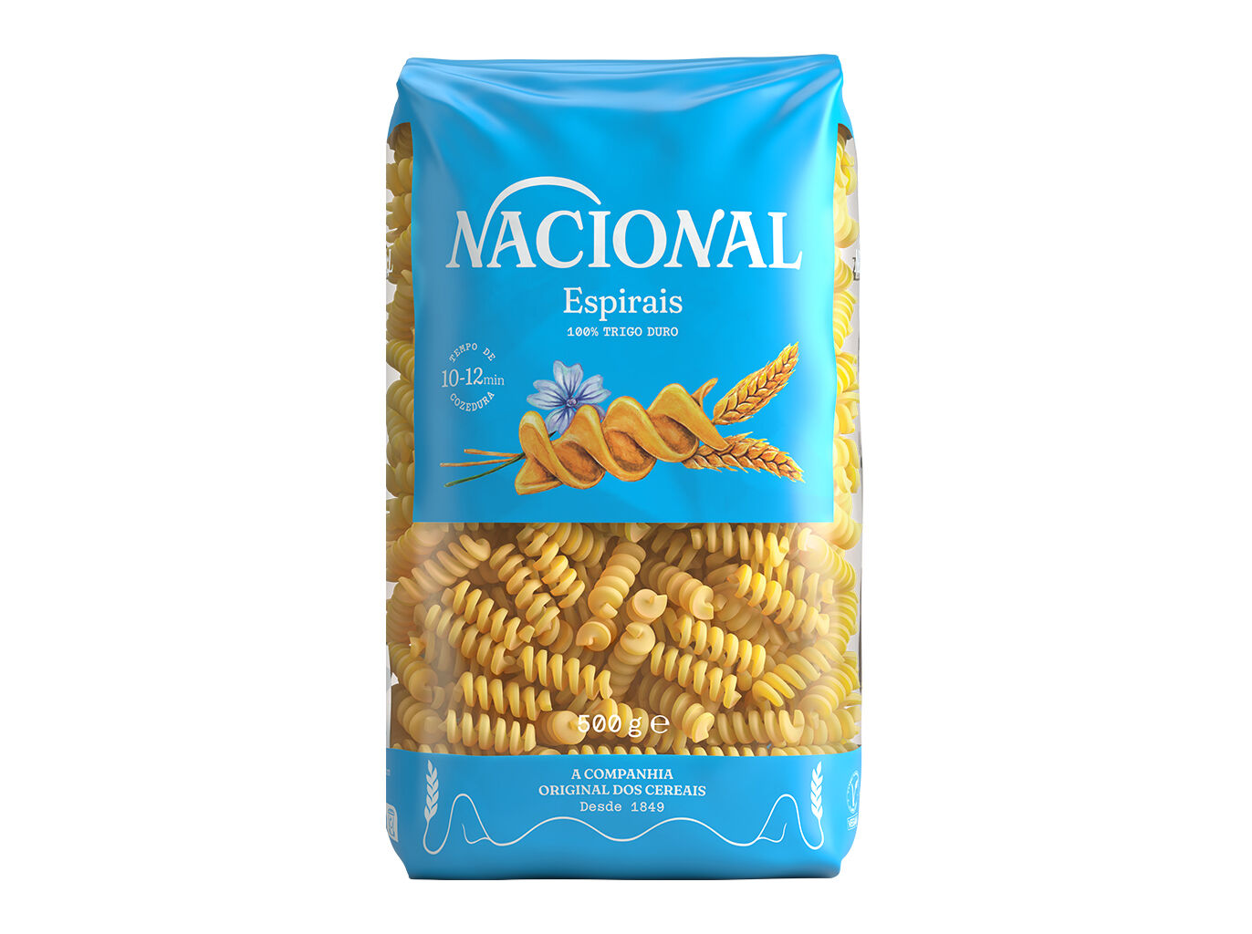 MASSA NACIONAL ESPIRAIS 500G
