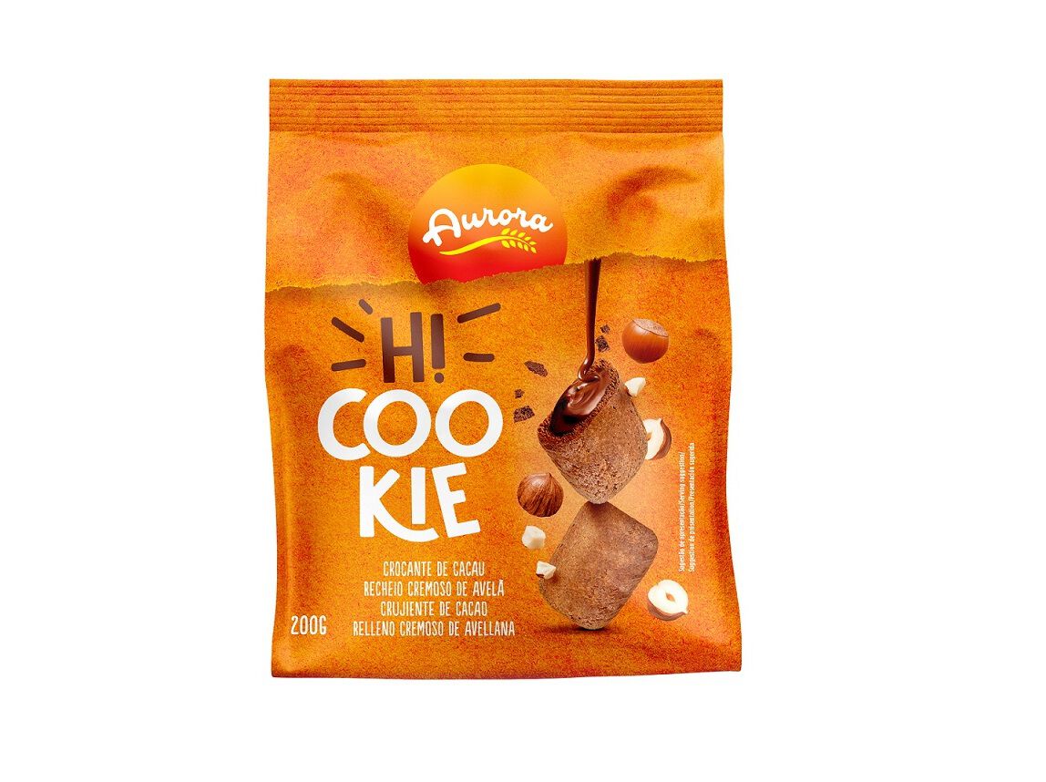 BOLACHAS RECHEADAS AURORA H!COOKIE 200G image number 0