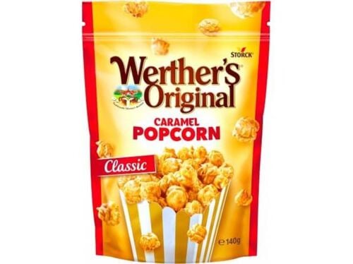 PIPOCAS DOCES WERTHER'S CARAMELO 140G image number 0
