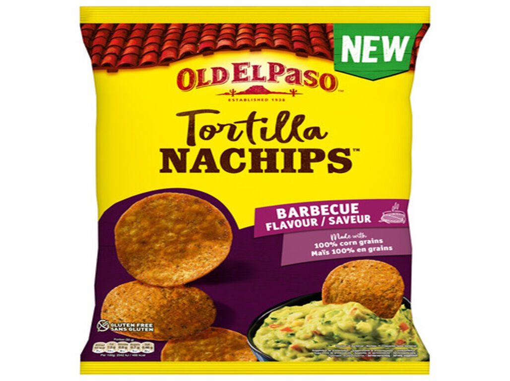 NACHIPS OLD EL PASO BARBACUE 185G