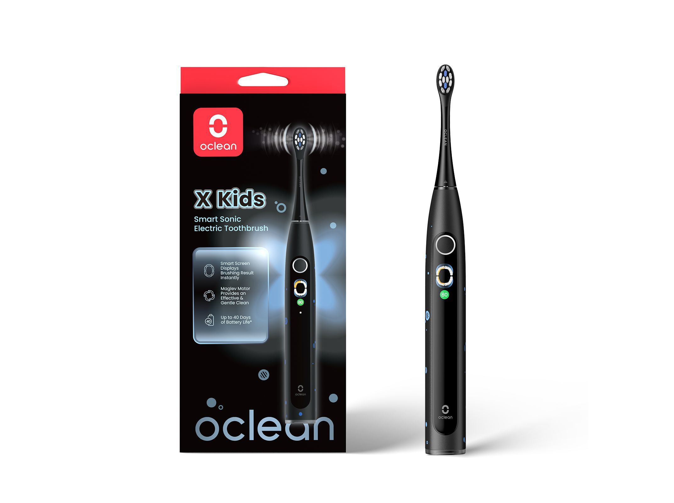 ESCOVA SONICA OCLEAN X KIDS PRETA image number 0