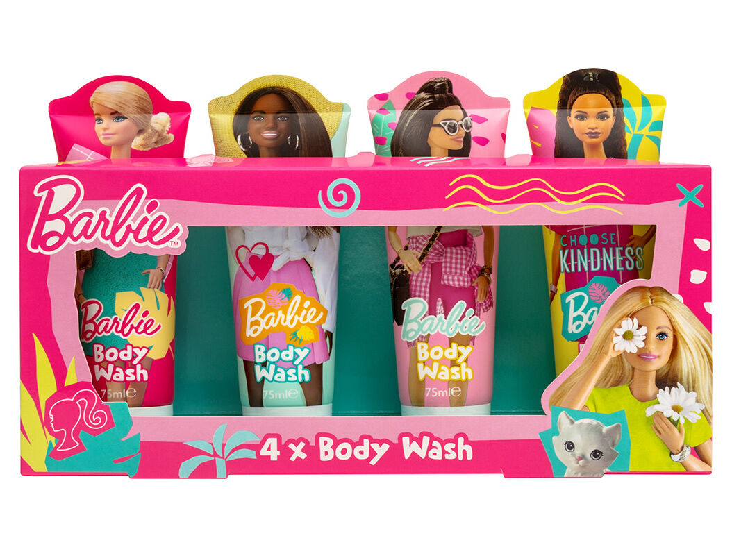 GEL BANHO BARBIE 4X75ML image number 0