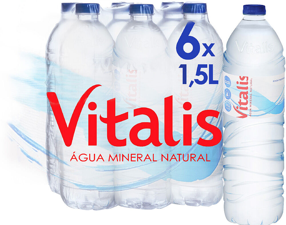 &Aacute;GUA VITALIS MINERAL 6X1.5L
