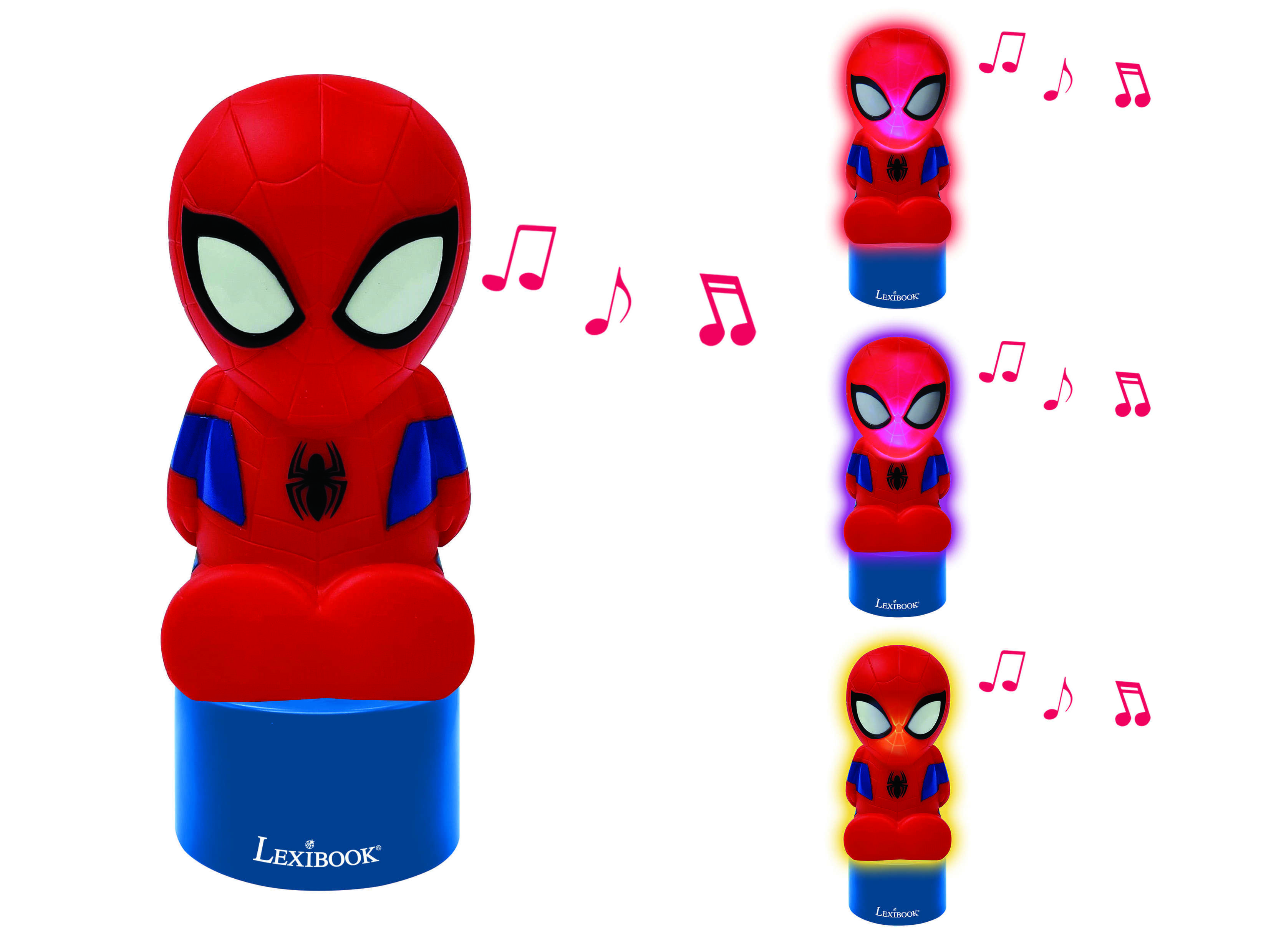 LUZ DE PRESEN&Ccedil;A SPIDER MAN NOTURNA COM SOM image number 1