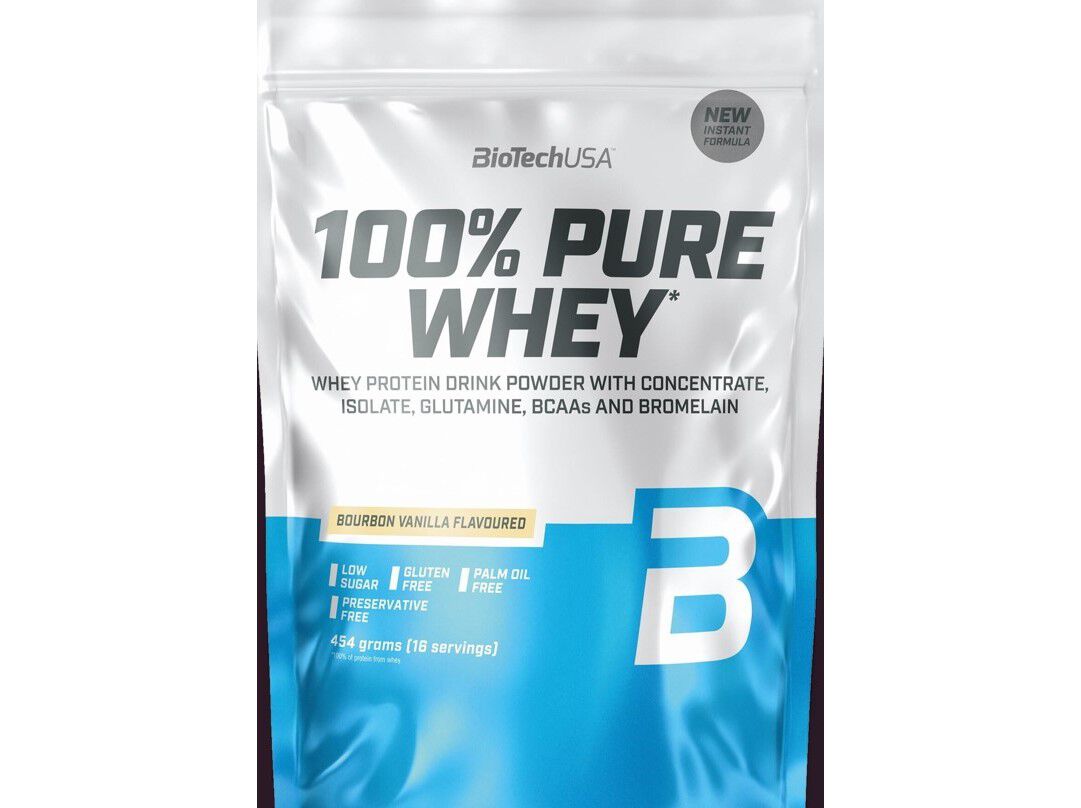 PROTEINA WHEY BIOTECH USA BAUNILHA 400G image number 0