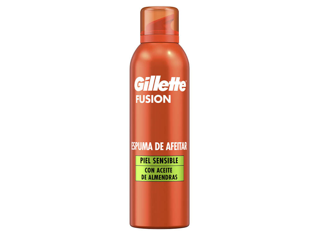 ESPUMA DE BARBEAR FUSION PELE SENSIVEL GILLETTE 250 ML