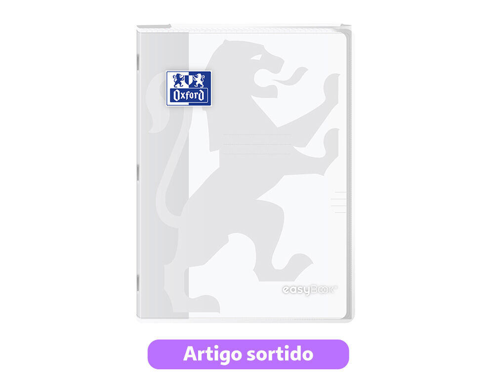 CADERNO AGRAFADO A4 PAUTADO OXFORD EASYBOOK 3EM1 CORES SORTIDAS image number 3