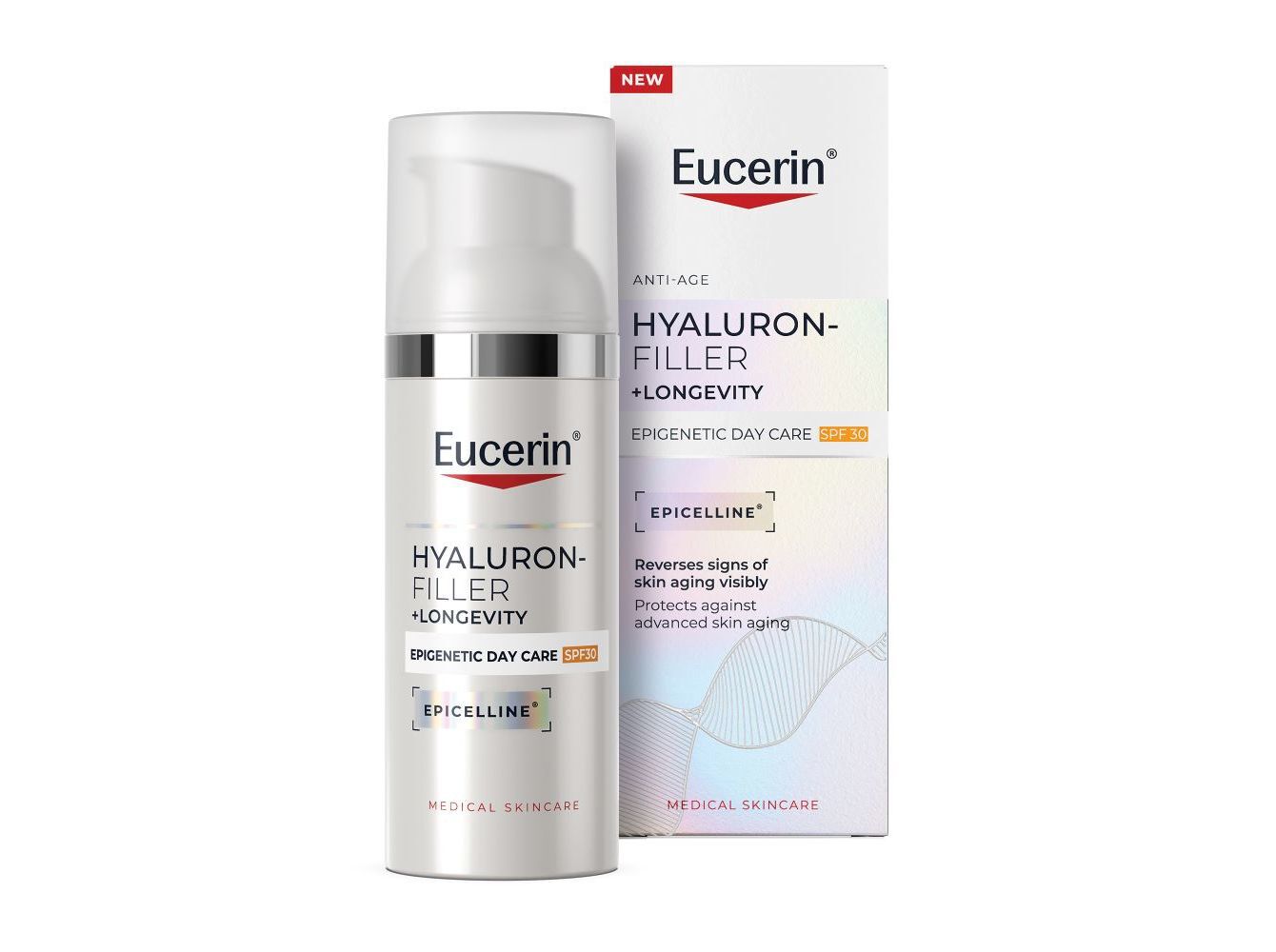 CREME EUCERIN HYALURON FILLER LONGEVITY EPIGENETIC SPF30 50ML image number 1