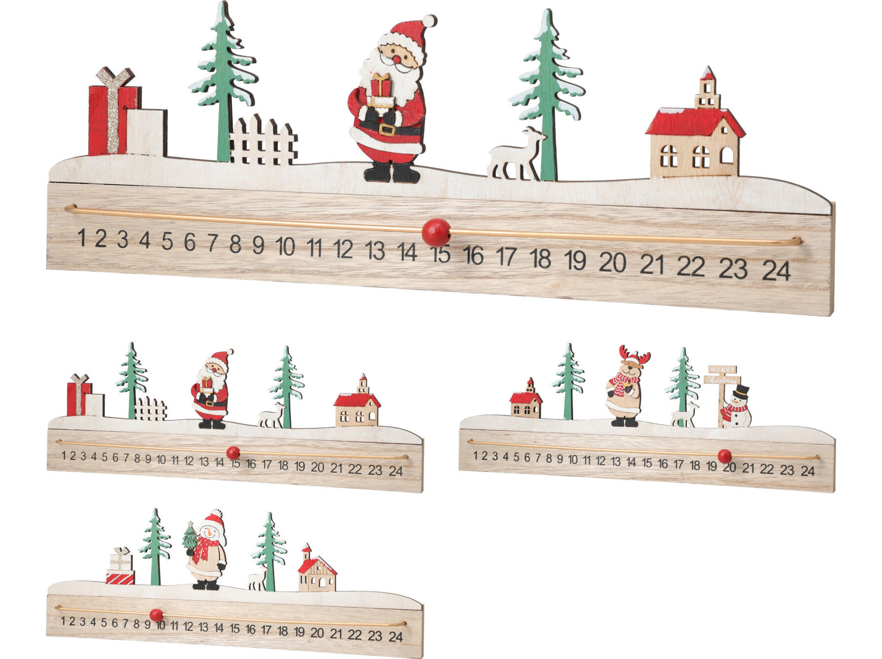 CALEND&Aacute;RIO ADVENTO 40CM MODELOS SORTIDOS image number 1