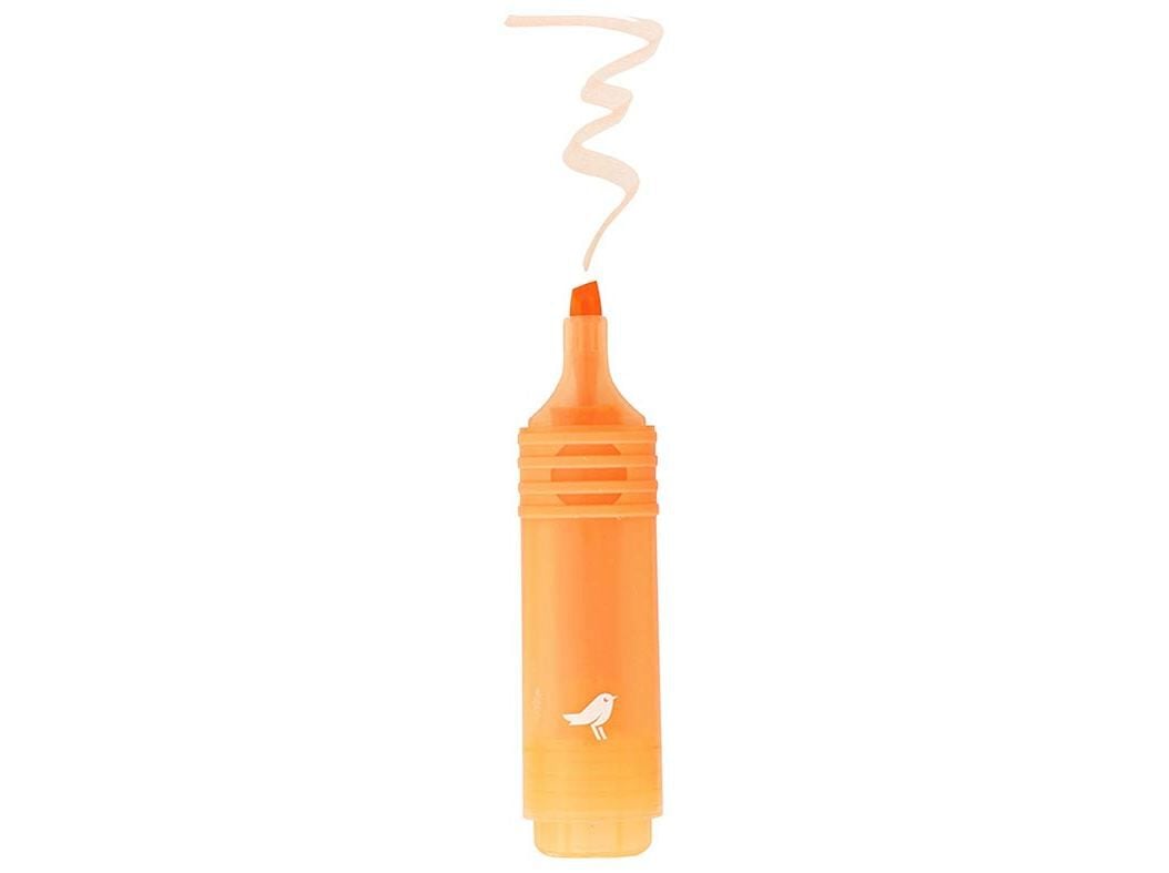 SUBLINHADOR AUCHAN LARANJA PASTEL image number 1