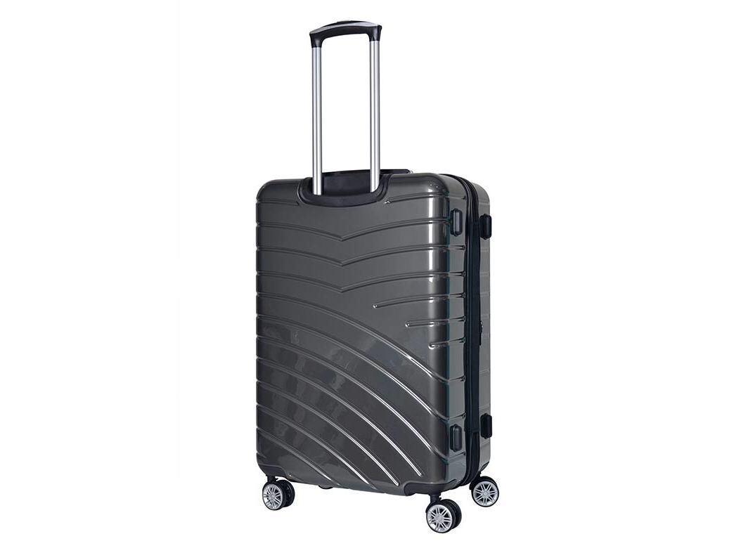 MALA DE VIAGEM GRANDE R&Iacute;GIDA AIRPORT CINZENTO ESCURO 8 RODAS 75CM image number 4