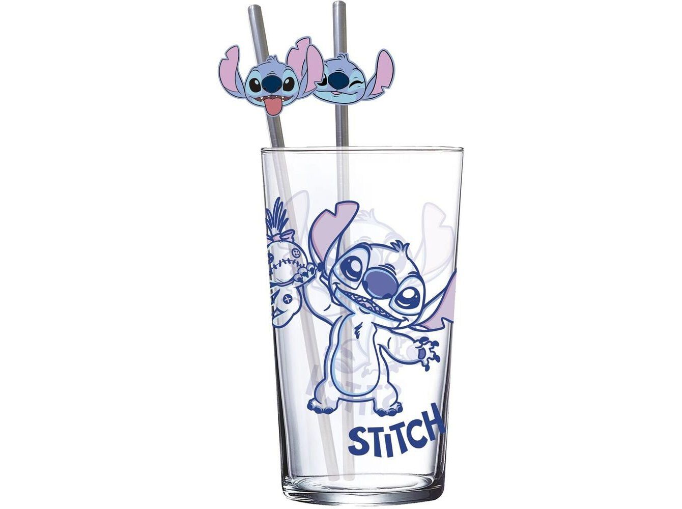 COPO STITCH ALOHA COM PALHINHAS 480ML image number 0