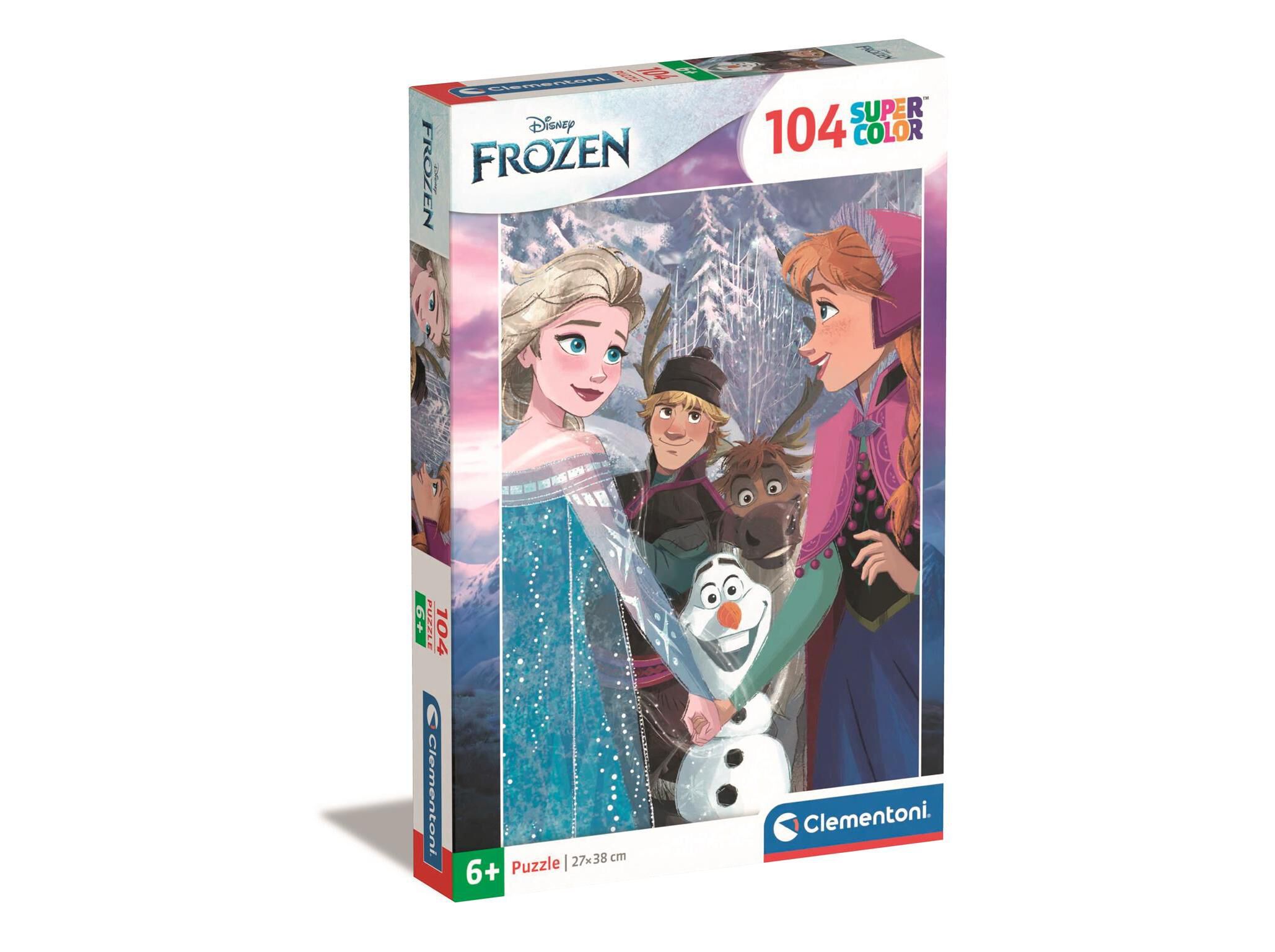 PUZZLE FROZEN DISNEY CLEMENTONI 104 PE&Ccedil;AS